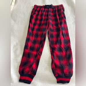 Aerie Women’s Red & Blue Plaid Pajama Lounge Bottoms Adjustable Size Medium